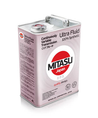 Масло трансмиссионное Mitasu CVT Ultra Fluid 4 л, Масла трансмиссионные